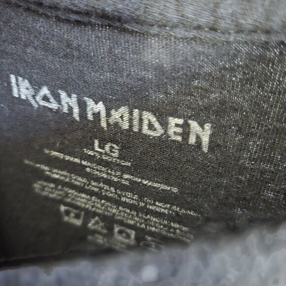 Vtg Iron Maiden "Legacy Of The Beast" World Tour T-Shirt Men LG Official Merch - Picture 5 of 8